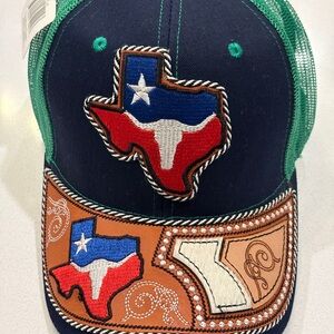 Rito Caps Bigger in Texas NWT Baseball Trucker Hat Longhorn
